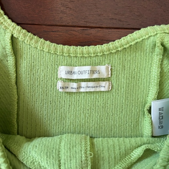 Urban Outfitters Estella Textured Tank Top green size XS - Picture 6 of 8